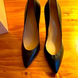 Ivanka Trump high heel stilettos black leather